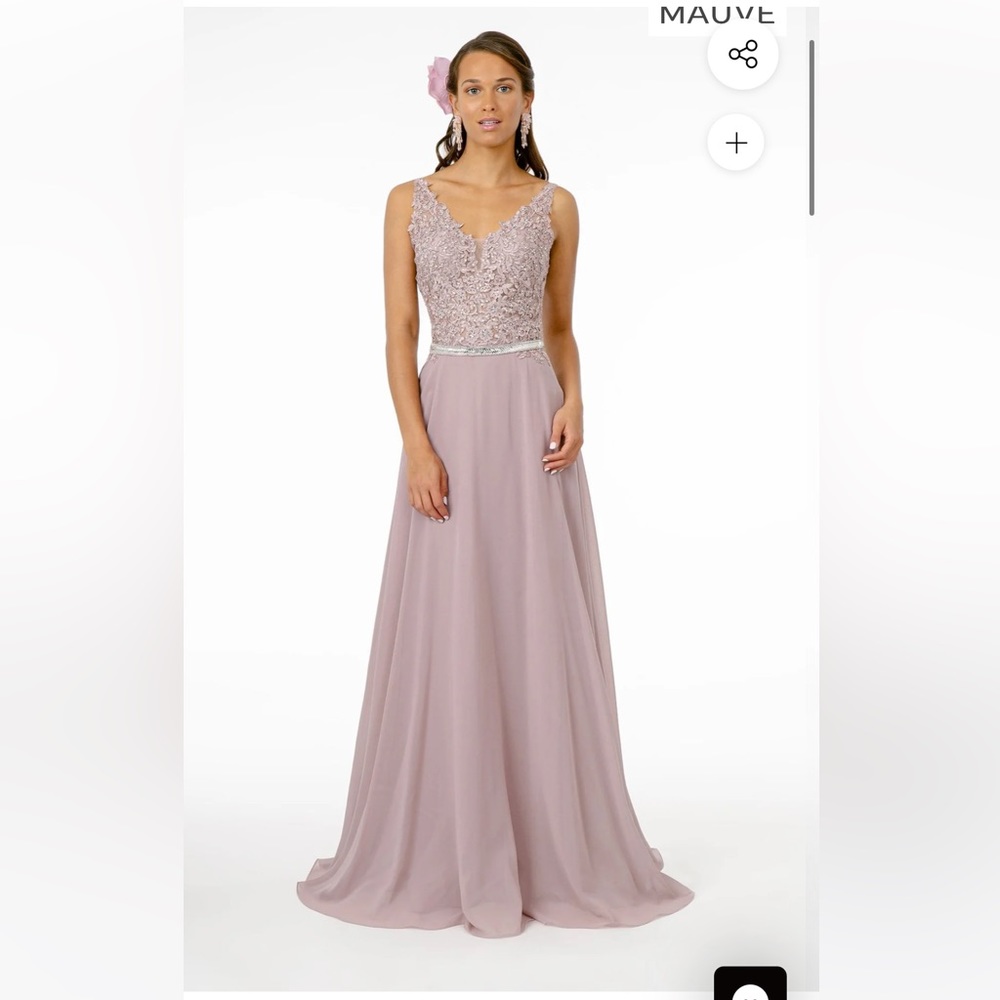 Mauve formal gown
